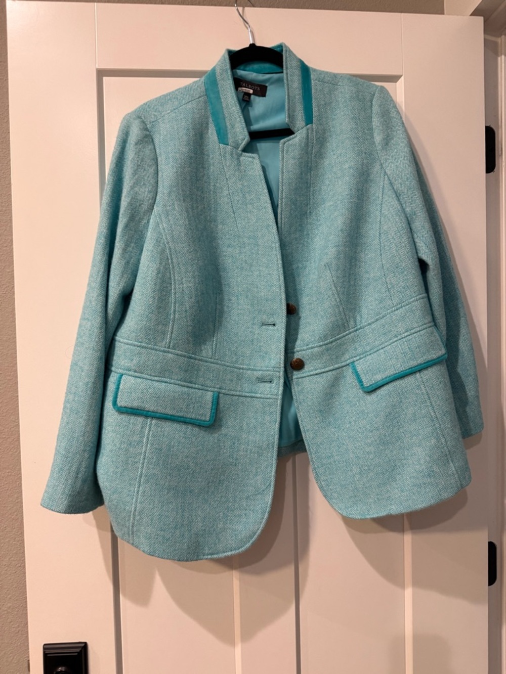 Talbots Turquoise Jacket